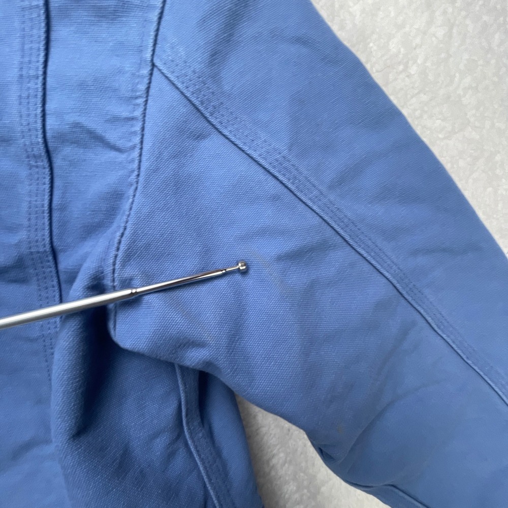 Carhartt‎ Jacket Sherpa Lined Womens Medium WJ022 FHB French Blue NWT - Picture 10 of 16